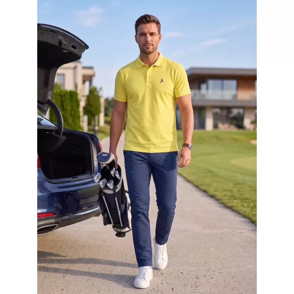  Muška vrhunska majica s kragnom ALTISPORT ALM002203 LIMUN 
