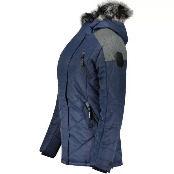 Ženska zimska jakna ALPINE PRO ICYBA 7 LJCU456 TAMNOPLAV 