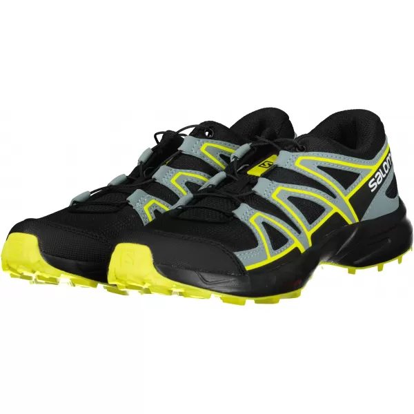  Dječje tenisice za trčanje SALOMON SPEEDCROSS J L41447100 CRNO/CRNO/ZELENO 