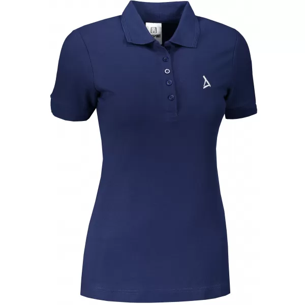  Ženska premium majica s kragnom ALTISPORT ALW002210 PONOĆNO PLAVA 