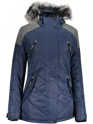 Ženska zimska jakna ALPINE PRO ICYBA 7 LJCU456 TAMNOPLAV