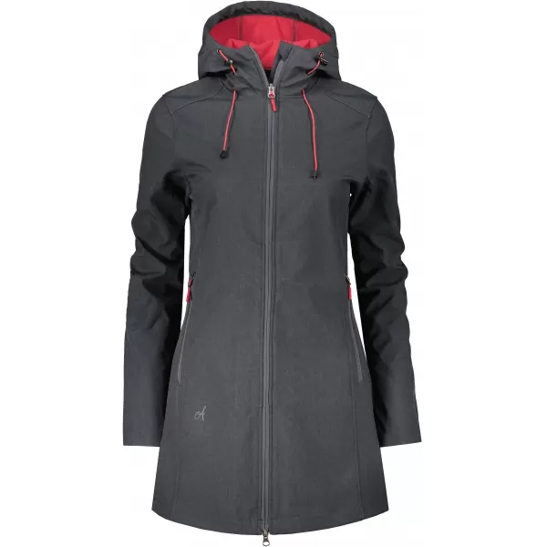  Ženski softshell kaput ALTISPORT DERAURA LCTU166 TAMNO SIVA 