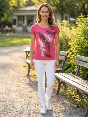Dámské triko ALTISPORT CARRYOVER ALW112122 PURPUROVÁ