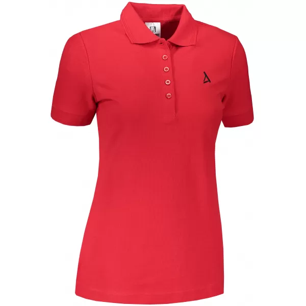  Ženska premium majica s kragnom ALTISPORT ALW002210 CRVENA 