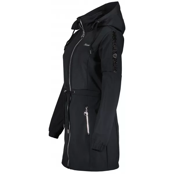  Ženski softshell kaput KIXMI MALAYA CRNO 