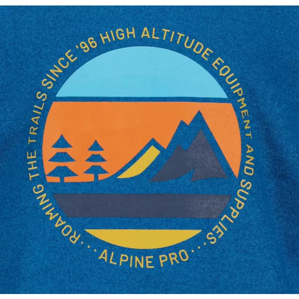  Dječja dukserica ALPINE PRO RONDO KSWU168 PLAVI 