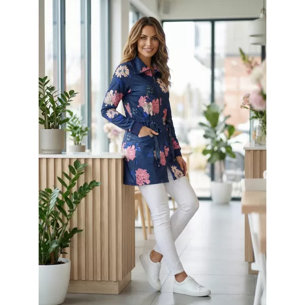  Ženski sweatshirt KIXMI MIRABEL TAMNO PLAVA 