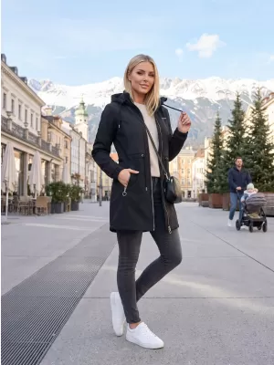 Ženski softshell kaput KIXMI MALAYA CRNO