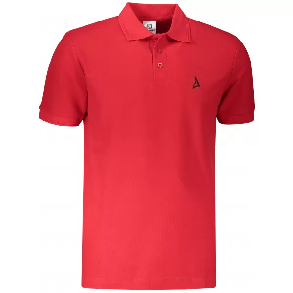  Muška vrhunska majica s kragnom ALTISPORT ALM002203 CRVENA 