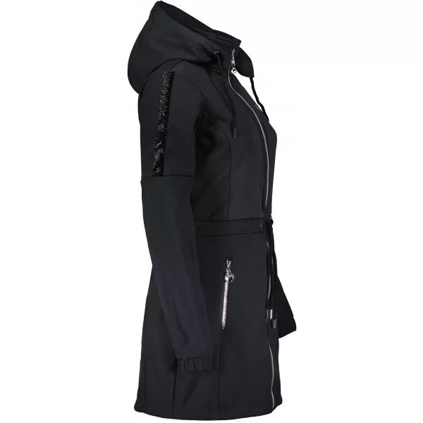  Ženski softshell kaput KIXMI MALAYA CRNO 