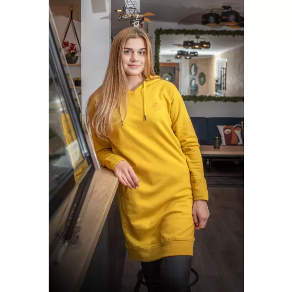  Ženska produžena majica ALTISPORT MIBELA LSKU366 ŽUTA BOJA 