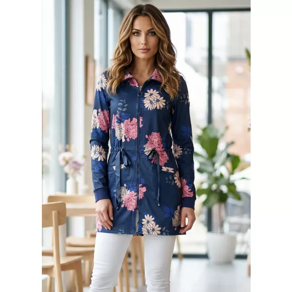  Ženski sweatshirt KIXMI MIRABEL TAMNO PLAVA 