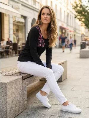 Ženska majica kratkih rukava ALTISPORT KOLIA LTSU837 CRNO