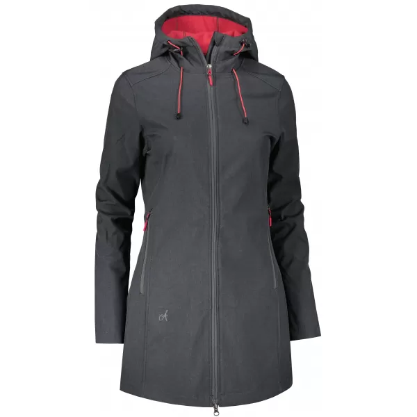  Ženski softshell kaput ALTISPORT DERAURA LCTU166 TAMNO SIVA 