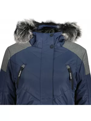 Ženska zimska jakna ALPINE PRO ICYBA 7 LJCU456 TAMNOPLAV