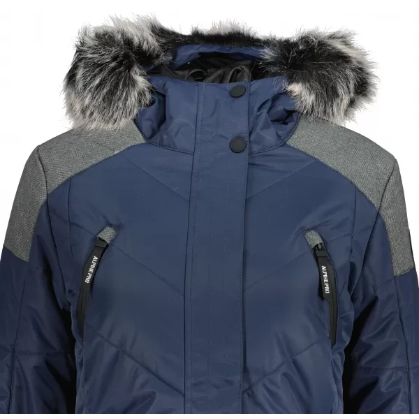  Ženska zimska jakna ALPINE PRO ICYBA 7 LJCU456 TAMNOPLAV 