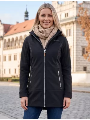 Ženski softshell kaput ALTISPORT GYMA LCTU163 CRNO