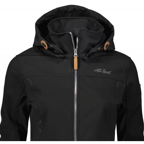  Ženski softshell kaput ALTISPORT GYMA LCTU163 CRNO 