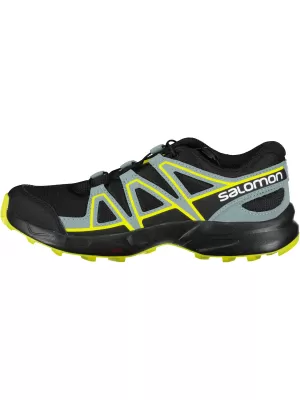 Dječje tenisice za trčanje SALOMON SPEEDCROSS J L41447100 CRNO/CRNO/ZELENO
