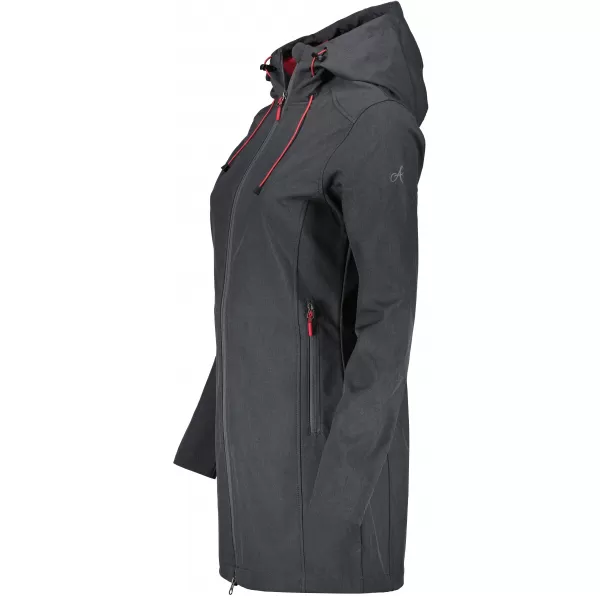 Ženski softshell kaput ALTISPORT DERAURA LCTU166 TAMNO SIVA 