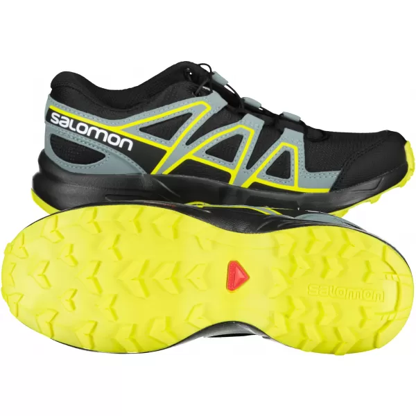  Dječje tenisice za trčanje SALOMON SPEEDCROSS J L41447100 CRNO/CRNO/ZELENO 