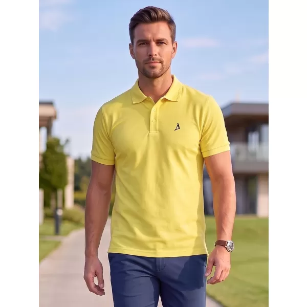  Muška vrhunska majica s kragnom ALTISPORT ALM002203 LIMUN 
