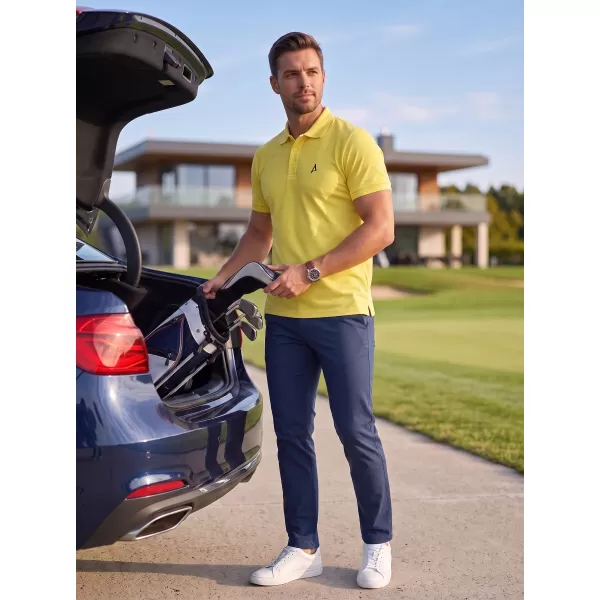  Muška vrhunska majica s kragnom ALTISPORT ALM002203 LIMUN 