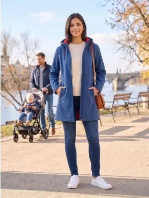 Ženski softshell kaput ALTISPORT DERAURA LCTU166 TAMNO PLAVA