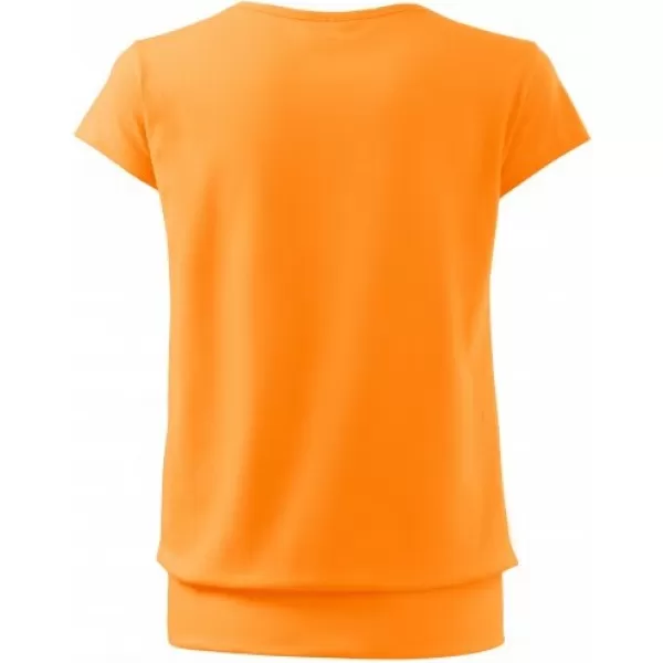  Ženska majica kratkih rukava MALFINI CITY 120 MANDARINA NARANČA 