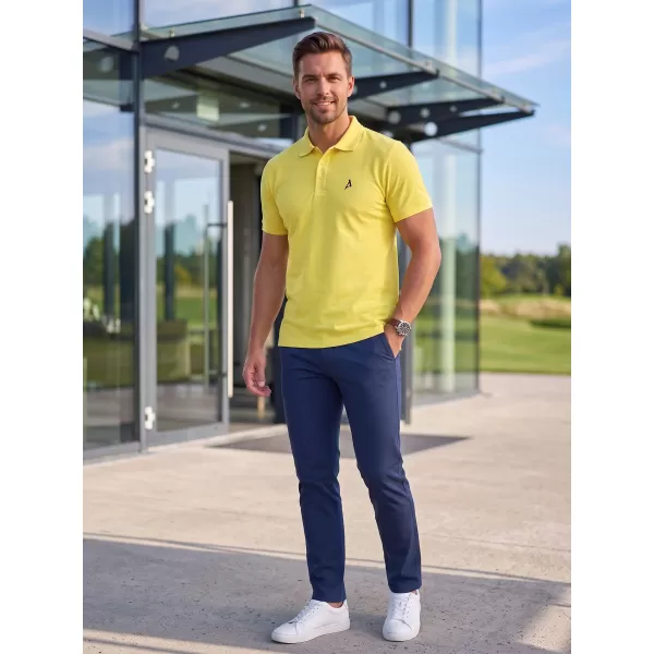  Muška vrhunska majica s kragnom ALTISPORT ALM002203 LIMUN 