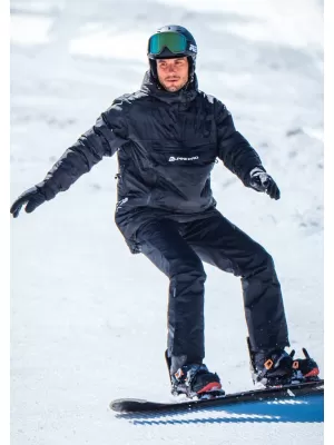 Muška zimska jakna ALPINE PRO CLOC MJCU527 CRNA/ZELENA