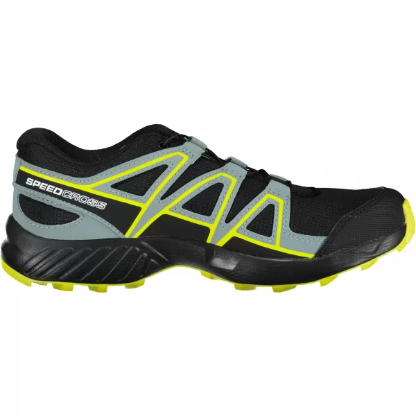  Dječje tenisice za trčanje SALOMON SPEEDCROSS J L41447100 CRNO/CRNO/ZELENO 