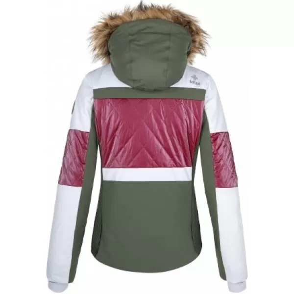  Ženska skijaška jakna KILPI ELZA-W QL0154KI KAKI 
