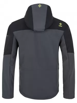 Muška softshell jakna KILPI PRESENA-M QM0157KI TAMNOSIVA