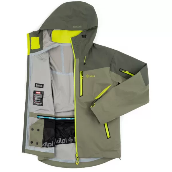  Muška hardshell jakna KILPI HASTAR-M QM0101KI KAKI 
