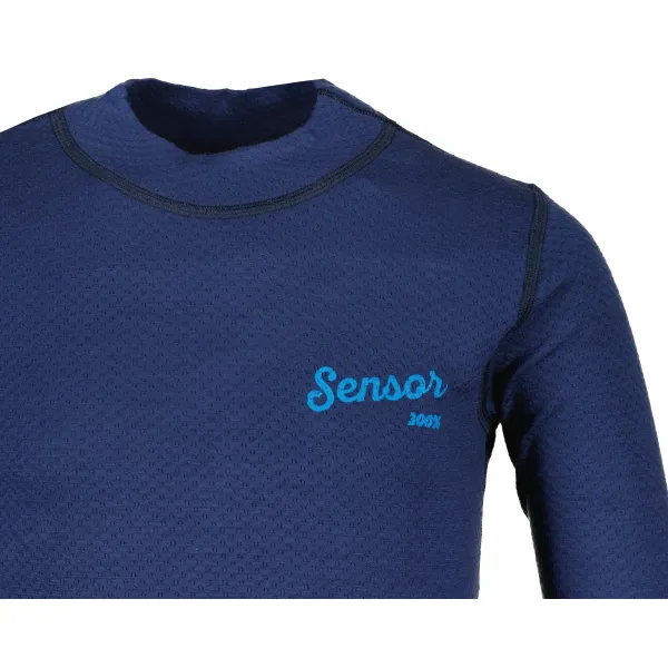  Dječja termo majica SENSOR MERINO DF LOGO 21200026 DEEP BLUE 