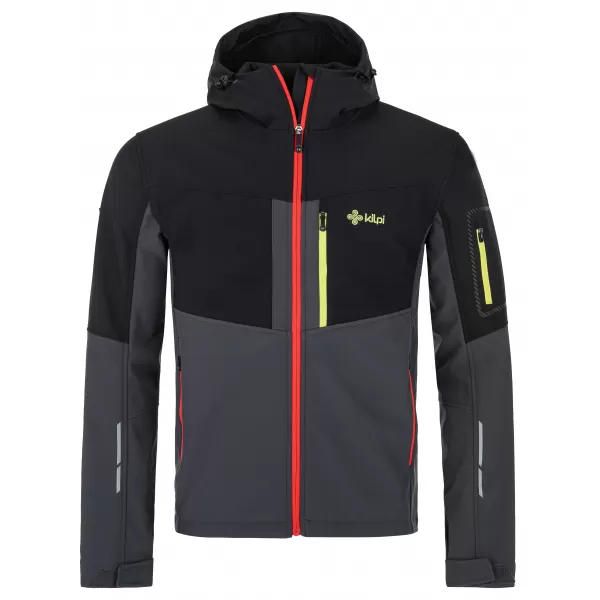  Muška softshell jakna KILPI PRESENA-M QM0157KI TAMNOSIVA 