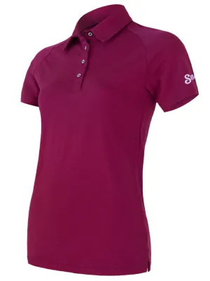 Ženska polo majica SENSOR MERINO ACTIVE POLO 19100005 LJUBIČASTA