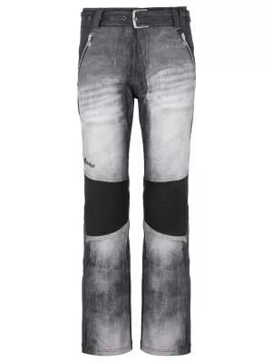 Ženske skijaške hlače KILPI JEANSO-W QL0257KI CRNA