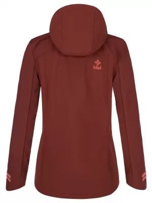 Ženska softshell jakna KILPI RAVIA-W PL0035KI TAMNOCRVENA
