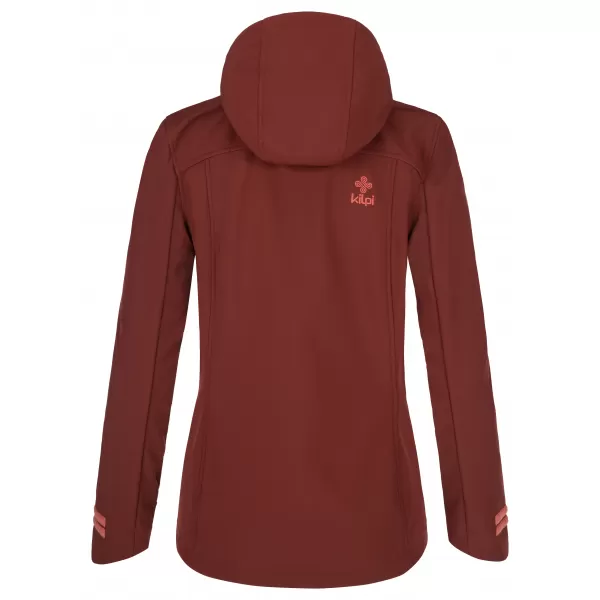  Ženska softshell jakna KILPI RAVIA-W PL0035KI TAMNOCRVENA 
