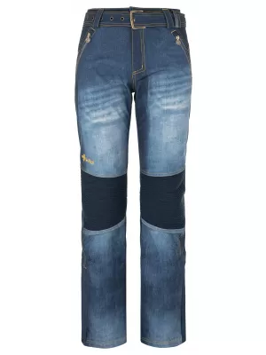 Ženske skijaške hlače KILPI JEANSO-W QL0257KI PLAVA