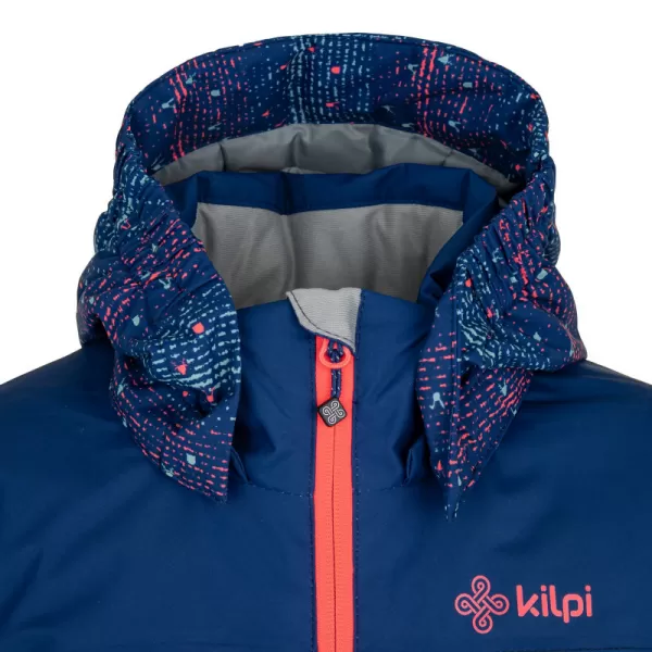  Skijaška jakna za djevojčice KILPI JENOVA-JG QJ0403KI TAMNOPLAVA 