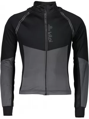Muška softshell jakna KILPI ZAIN-M QM0110KI TAMNOSIVA