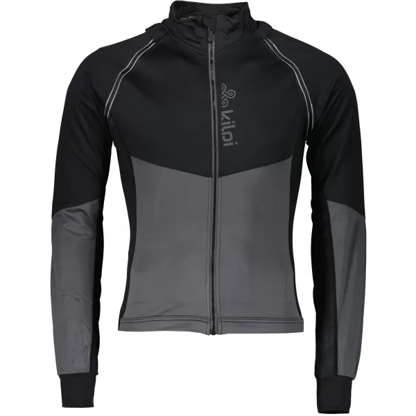  Muška softshell jakna KILPI ZAIN-M QM0110KI TAMNOSIVA 
