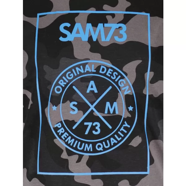 Dječak t -majica s kratkim rukavima SAM 73 TOBY BT 549 CRNI 