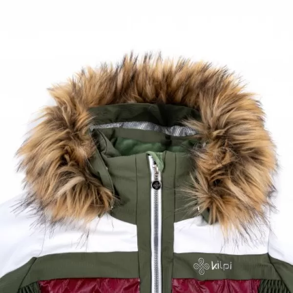  Ženska skijaška jakna KILPI ELZA-W QL0154KI KAKI 