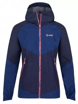 Ženska hardshell jakna KILPI HURRICANE-W QL0107KI TAMNOPLAVA