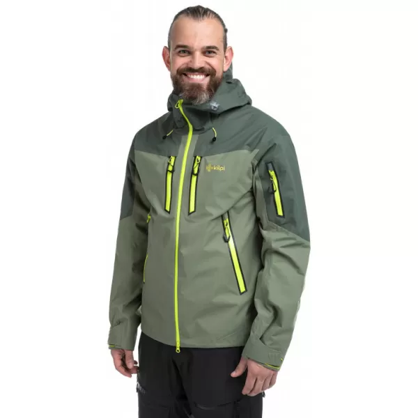  Muška hardshell jakna KILPI HASTAR-M QM0101KI KAKI 
