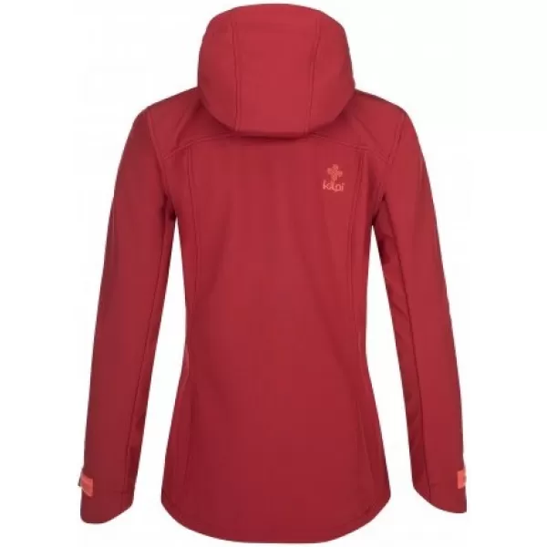  Ženska softshell jakna KILPI RAVIA-W QL0001KI TAMNOCRVENA 